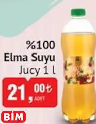 JUCY %100 ELMA SUYU